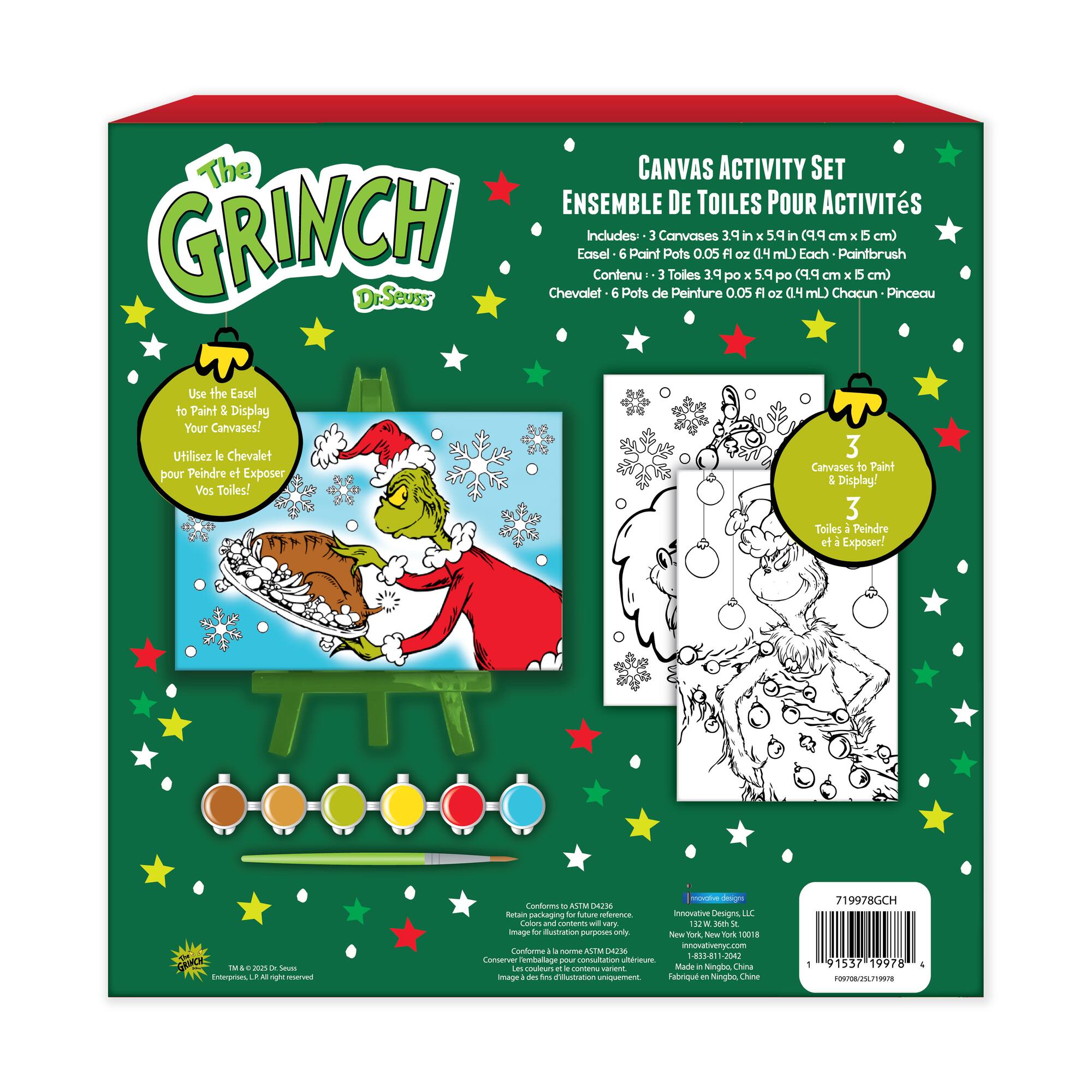 The Grinch™ Painting Art & Activity Set Gift Bundle